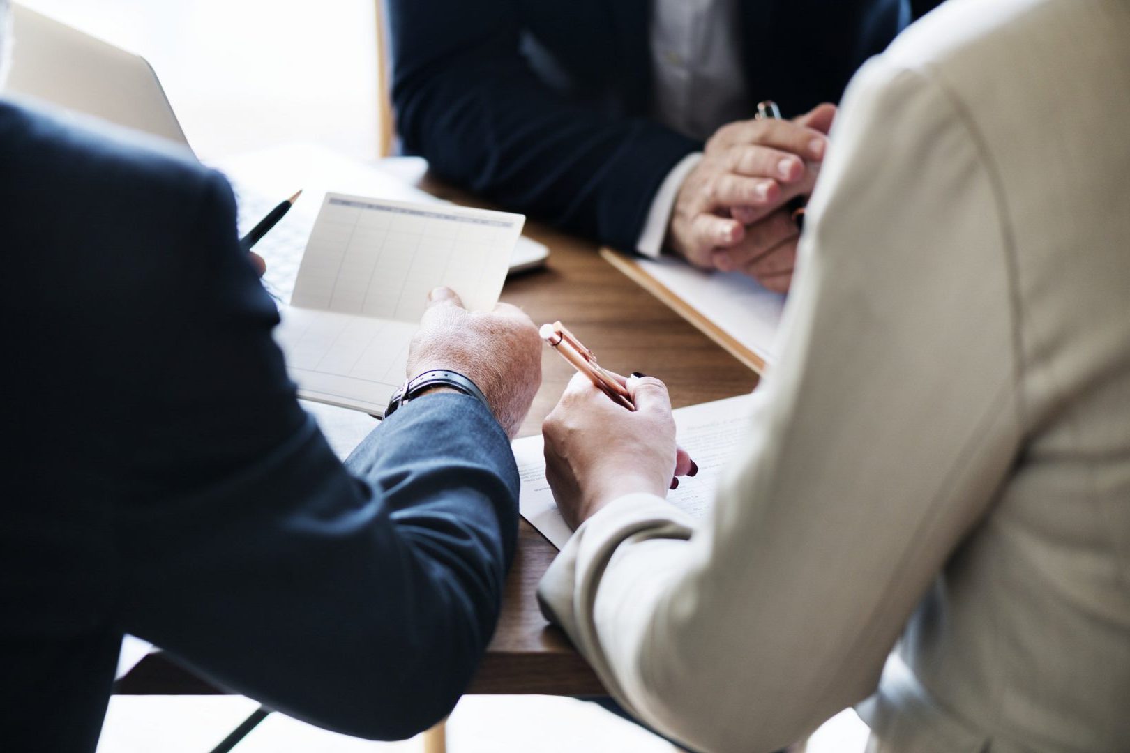 Lawyers in meeting